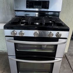 LG double oven gas stove