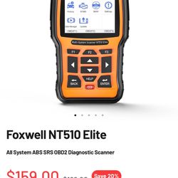 Foxwell Nt510 Elite Obd2 Scanner 