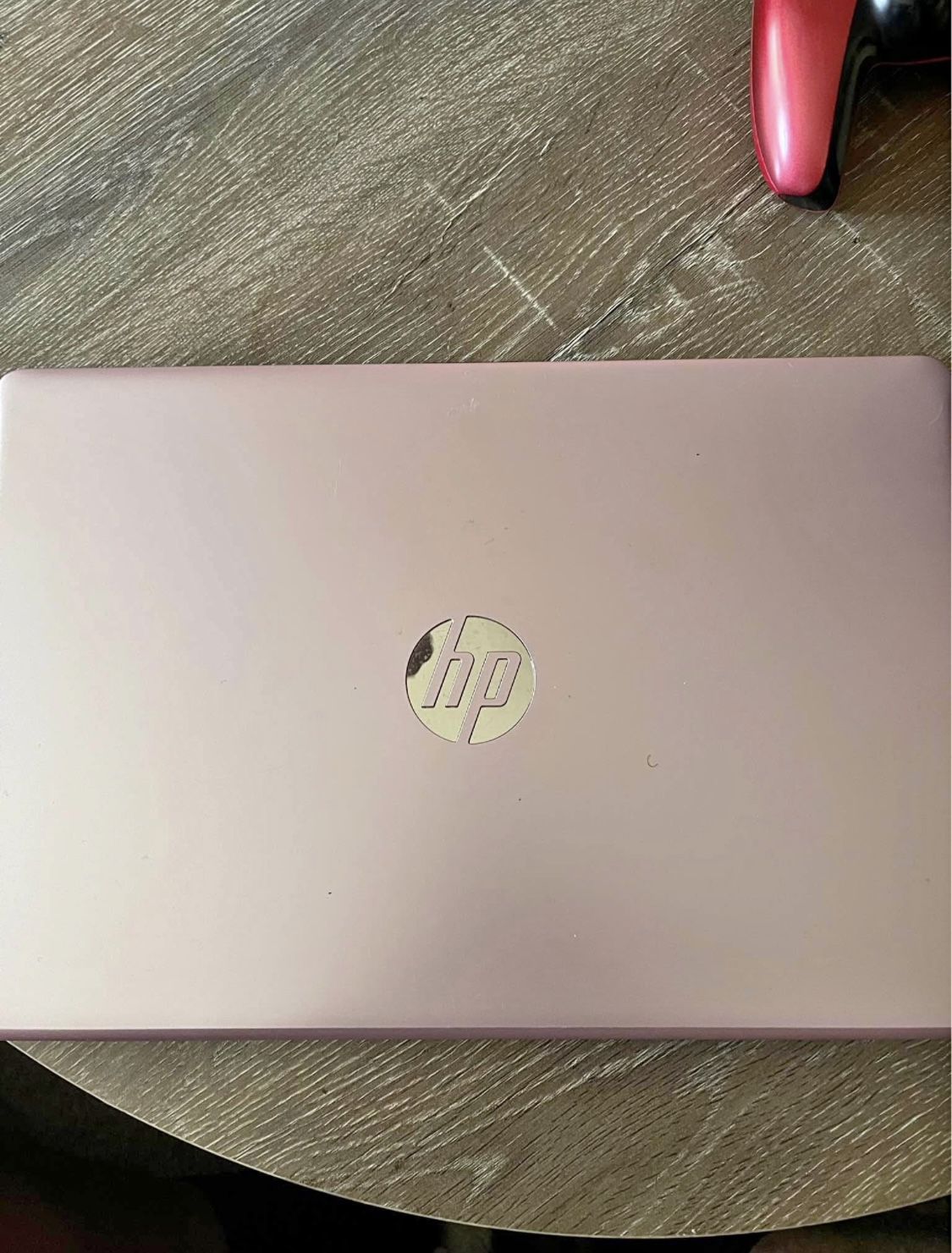 Rose pink hp laptop