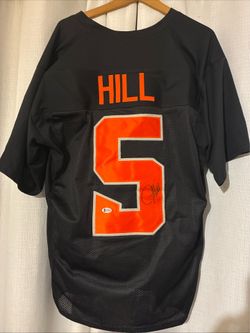 Justice Hill Oklahoma State signed Jersey Ravens nfl