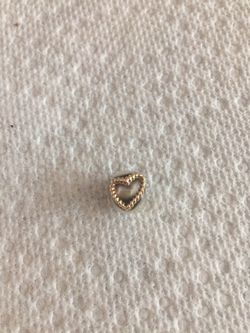 Used Pandora gold and silver charm