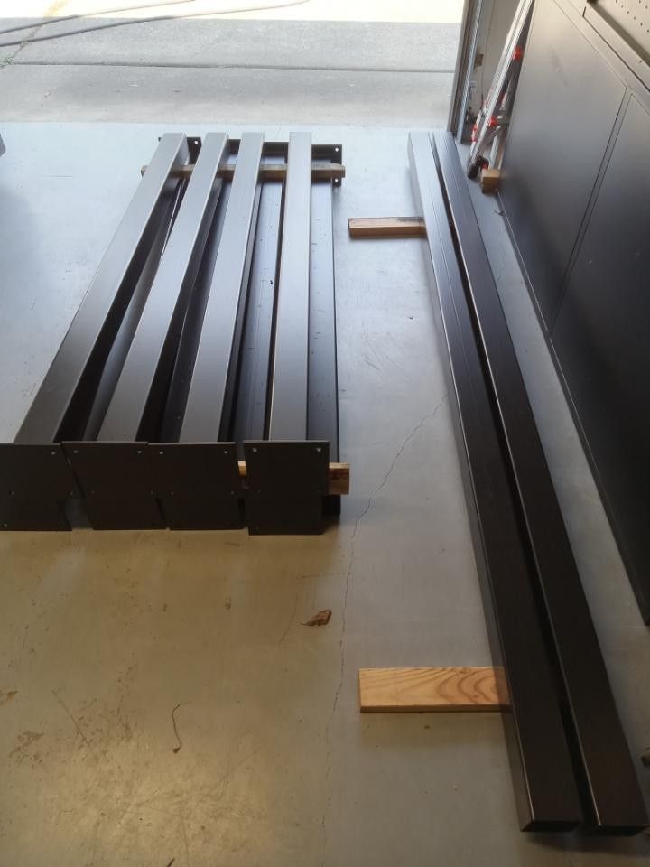 Steel Gate Posts. 4"x4". 1/8th Inch Steel Gauge. Multiple types.