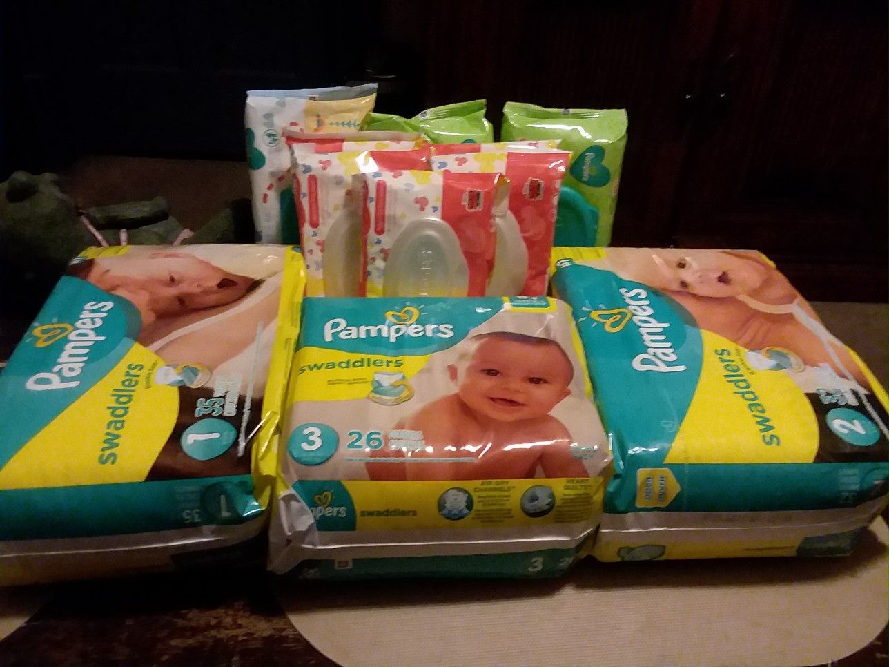 Pampers Diaper Bundle sizes 1-3