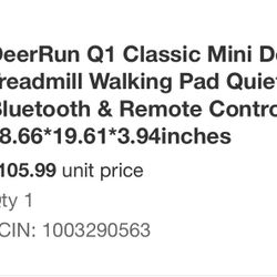 Walking pad White/black