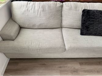Love seat and couch