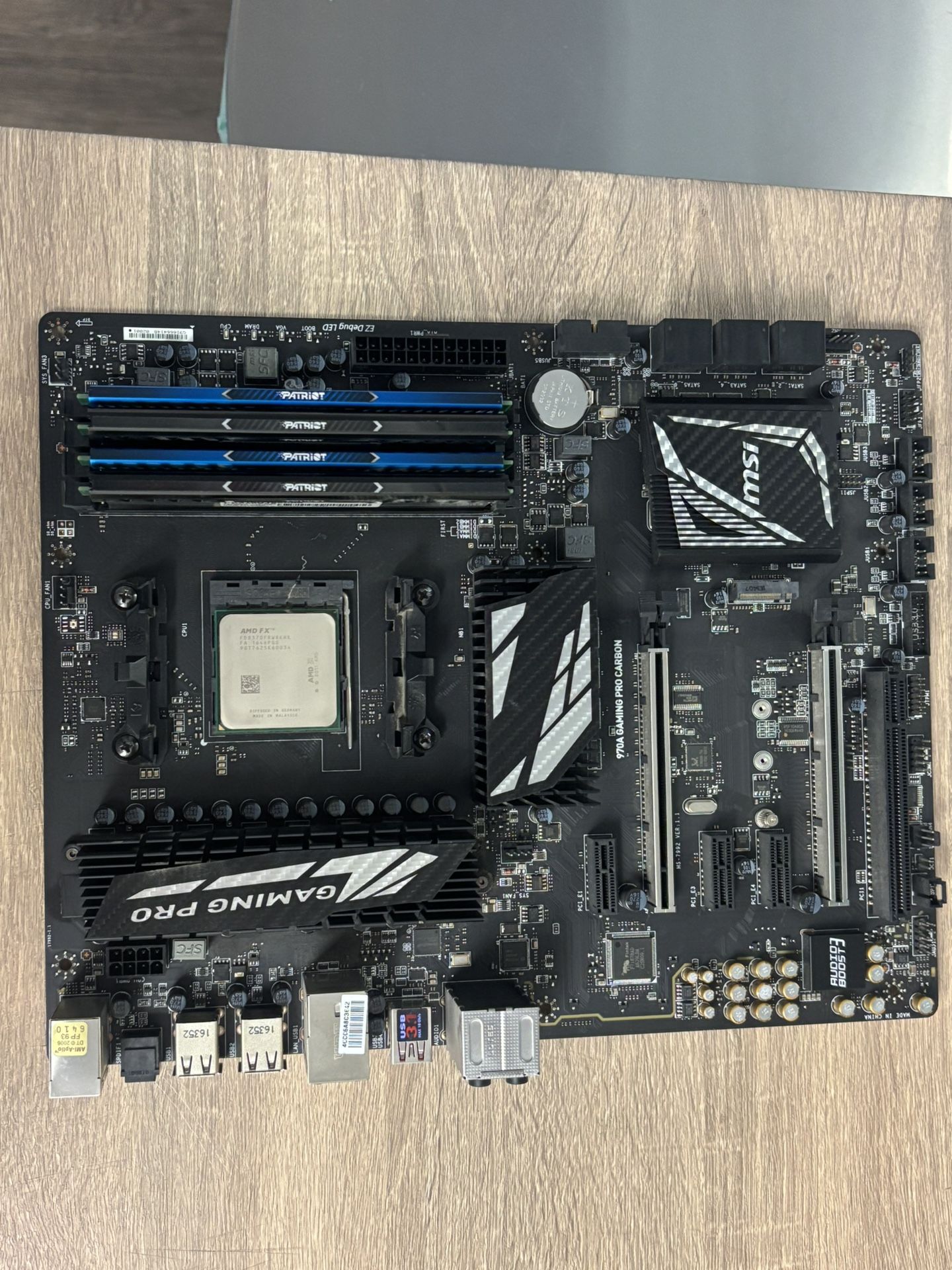 MSI Motherboard with CPU