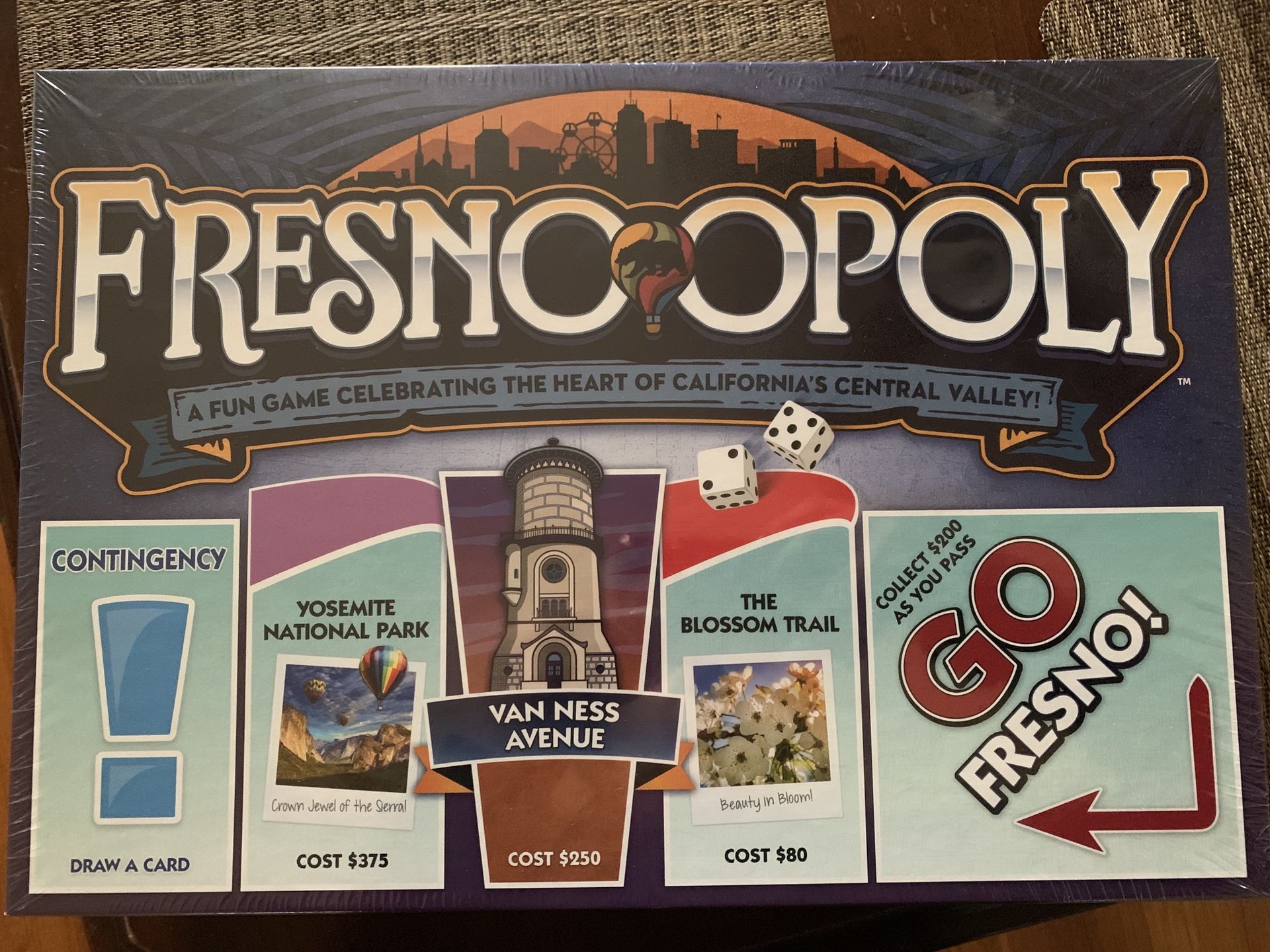 Fresno Oply (Monopoly) Board Game