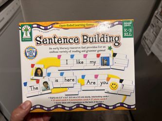 Key Education Sentence Building Card Game
