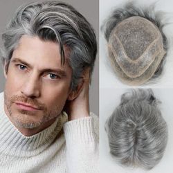 Toupee for men grey