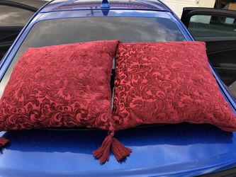 4 Beautiful Designer Velvety Pillows