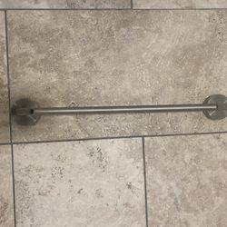Towel Bar, Chrome, 18”