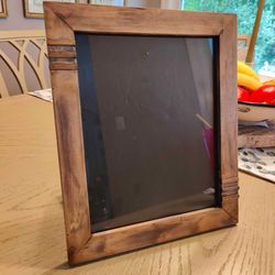 Rustic Distressed Wood Arts and Crafts Picture Frame 8x10