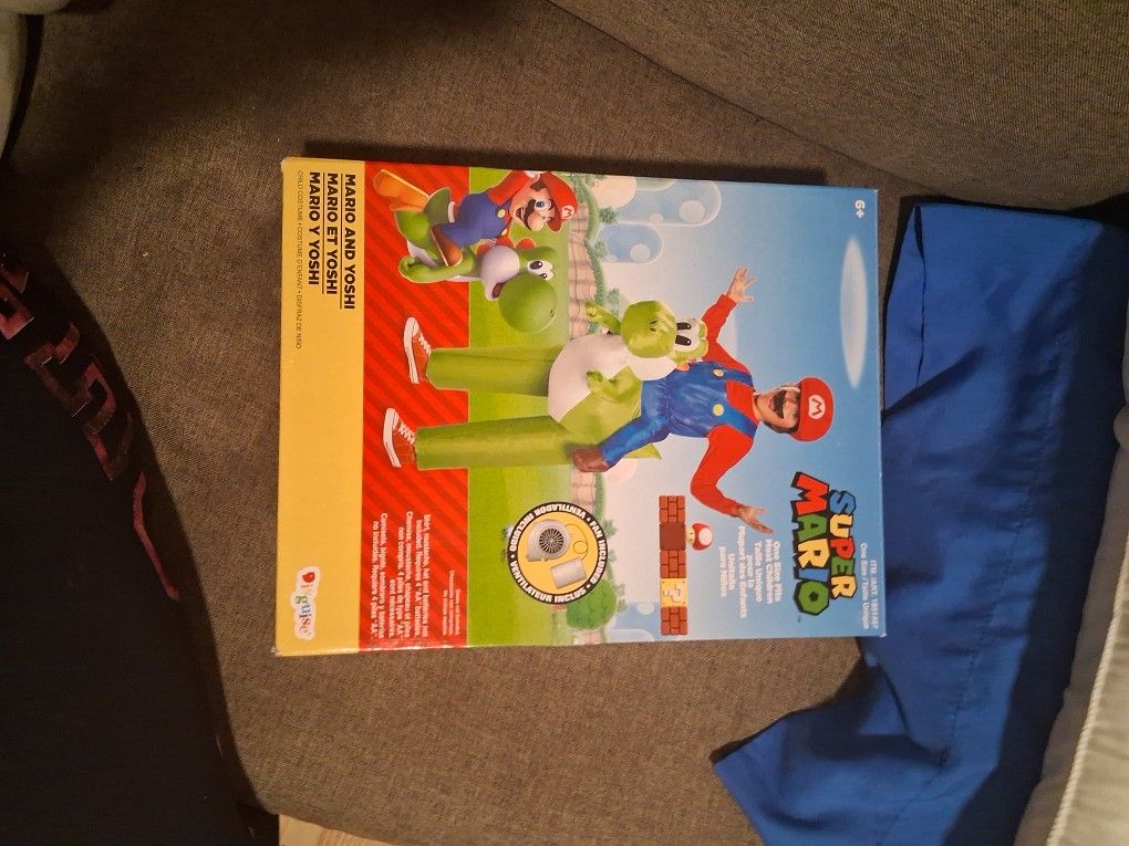 Mario Yoshi Inflatable Costume Kids