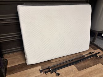 Full size bed frame and box