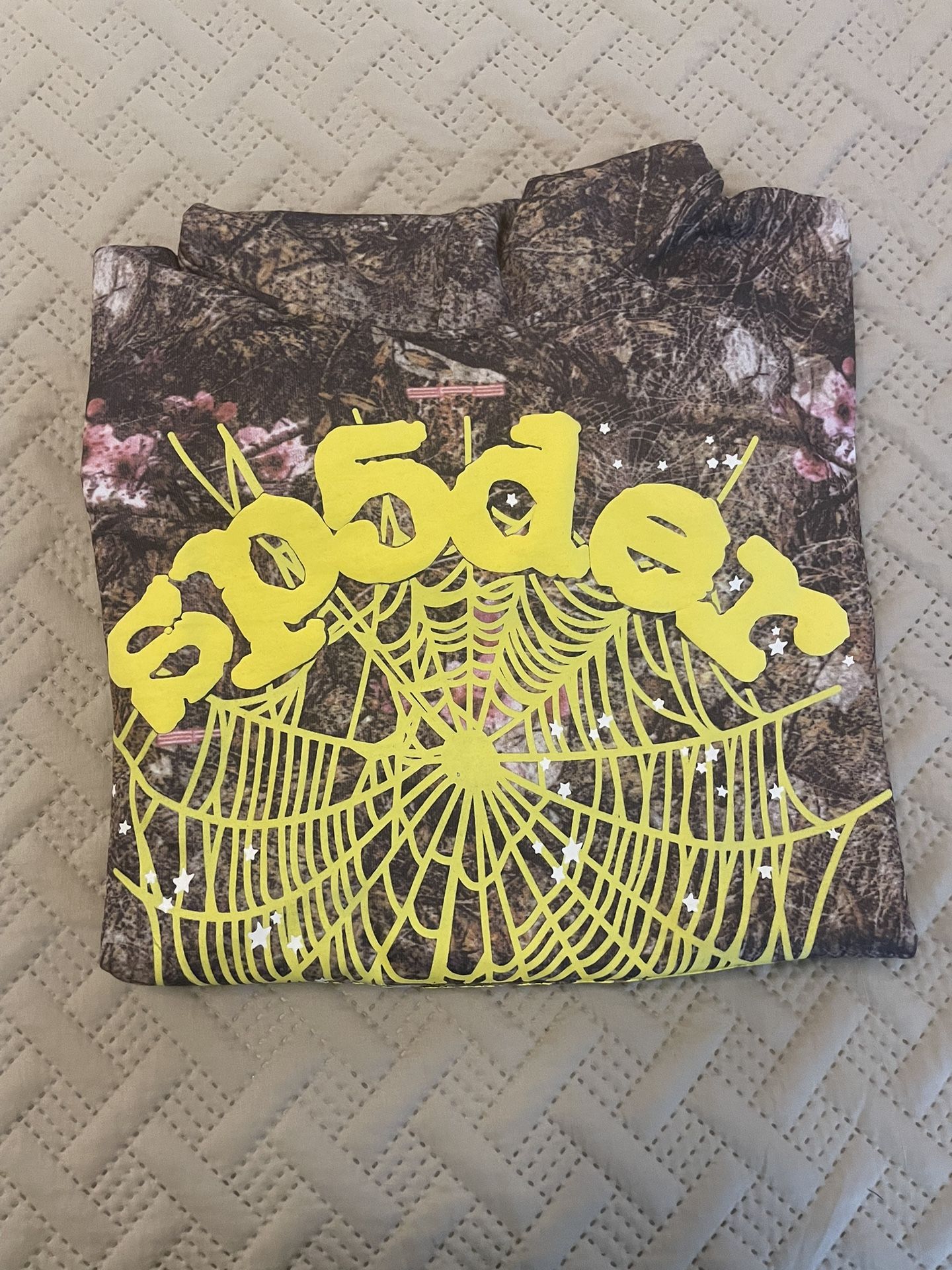 Sp5der Camo Hoodie Small