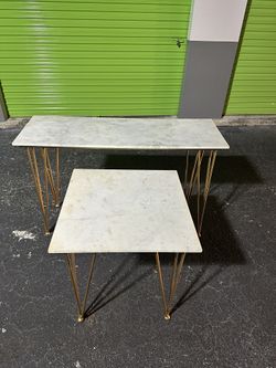 Real Marble Hallway Table 