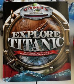 Explore Titanic Book with read along CD in excellent condition