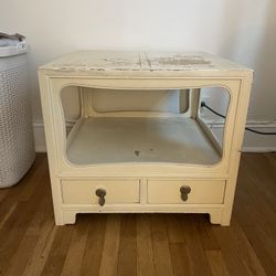 Cream Colored Side Table