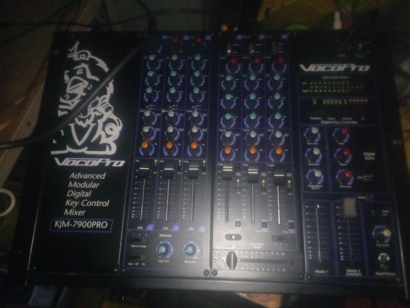 Vocopro 7900 Pro For Karaoke Stereo Receiver Dac Amplifier Digital Key Mixer 7900pro Music Board  Kjm-7900pro