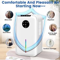 2.5L Electric Moisture Absorber Portable Home Desiccant Air Dryer Dehumidifier P