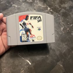 Fifa 98: Road to World Cup 98  (Nintendo 64, 1997) N64 *CARTRIDGE ONLY*