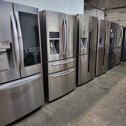 💥💥LG REFRIGERATOR STAINLEES STEEL WITH SHOSE CASE ♨️ LIKE NEW ♨️ 