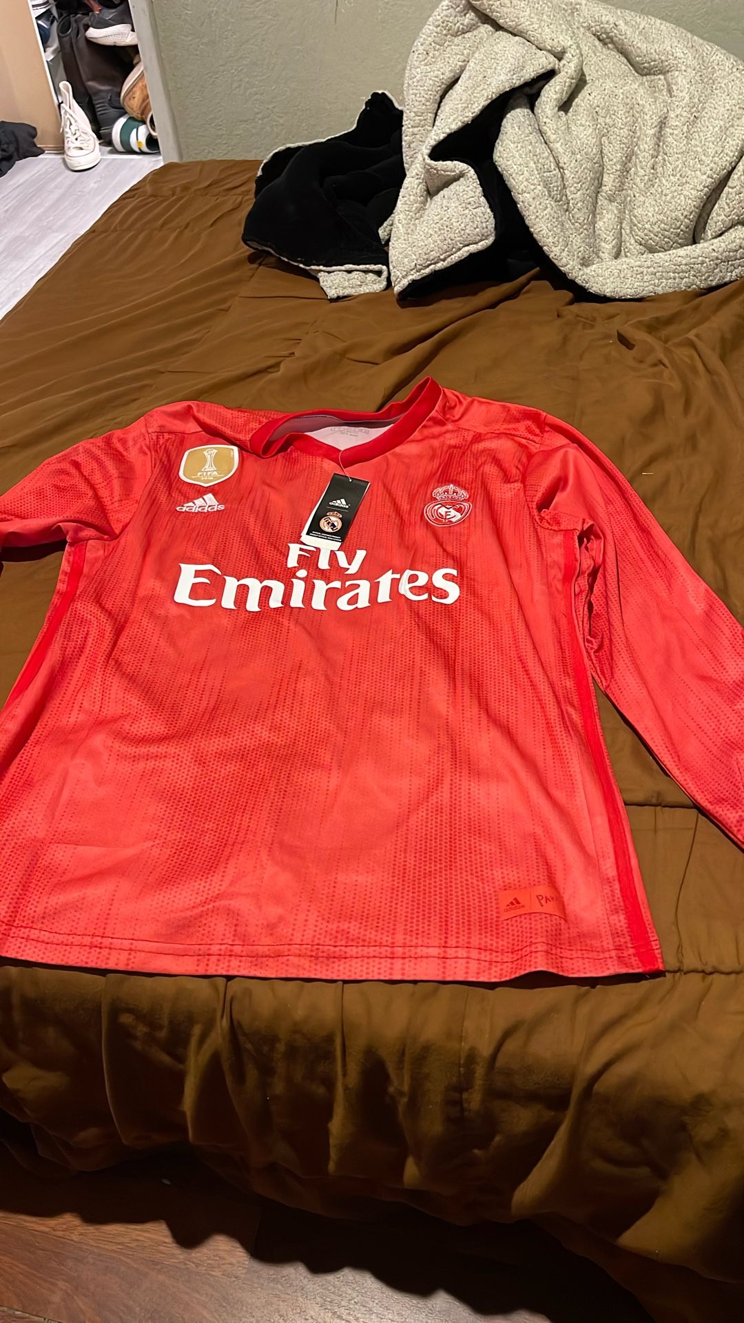 REAL MADRID CHAMPION JERSEY MANGA LARGA