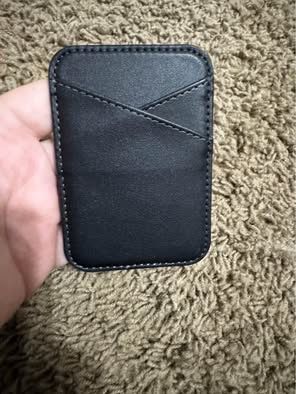 Magnetic Leather Card Holder