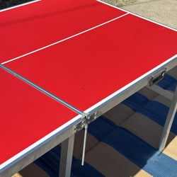 Small Portable Ping Pong table tennis 