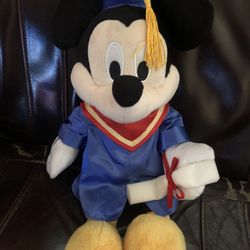 Mickey  Mouse Graduation Plush 