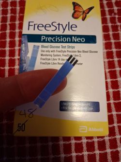 Freestyle Precision Neo blood  glucose sugar test strips