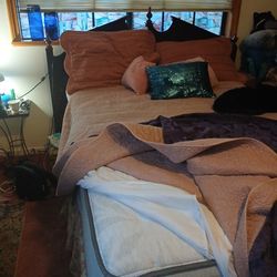 Queen Size Bed , Frame & Head Board