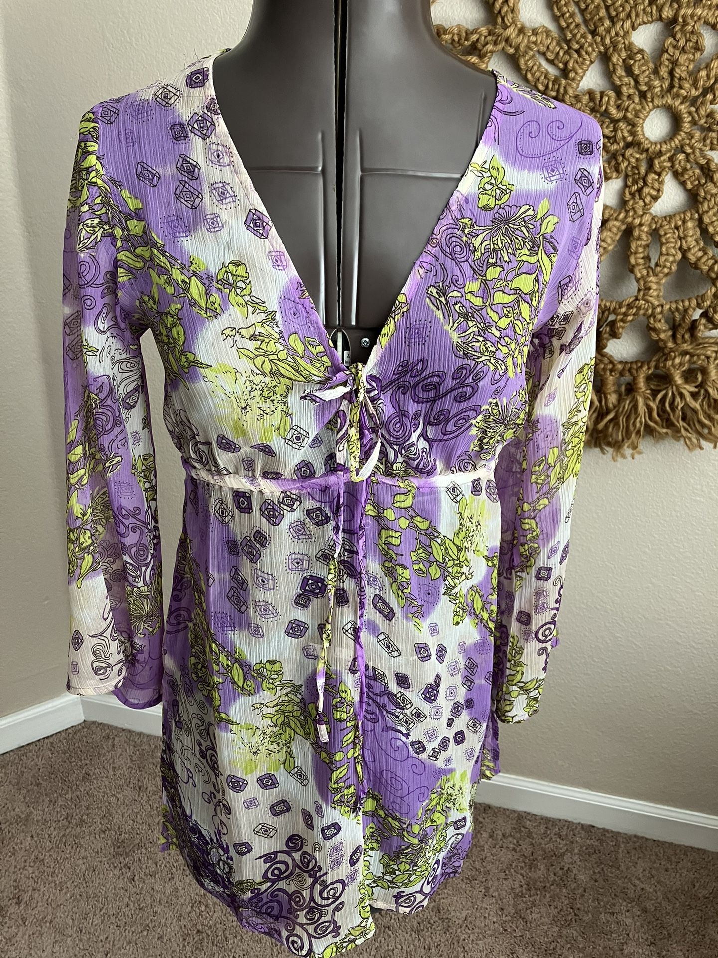 Semi Sheer Top Size M