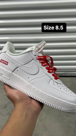 Air Forces X Supreme White Shoes 