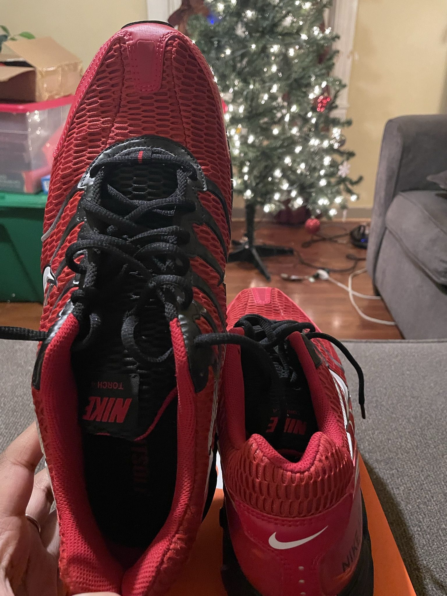 Nike air max cheap torch 4 red black