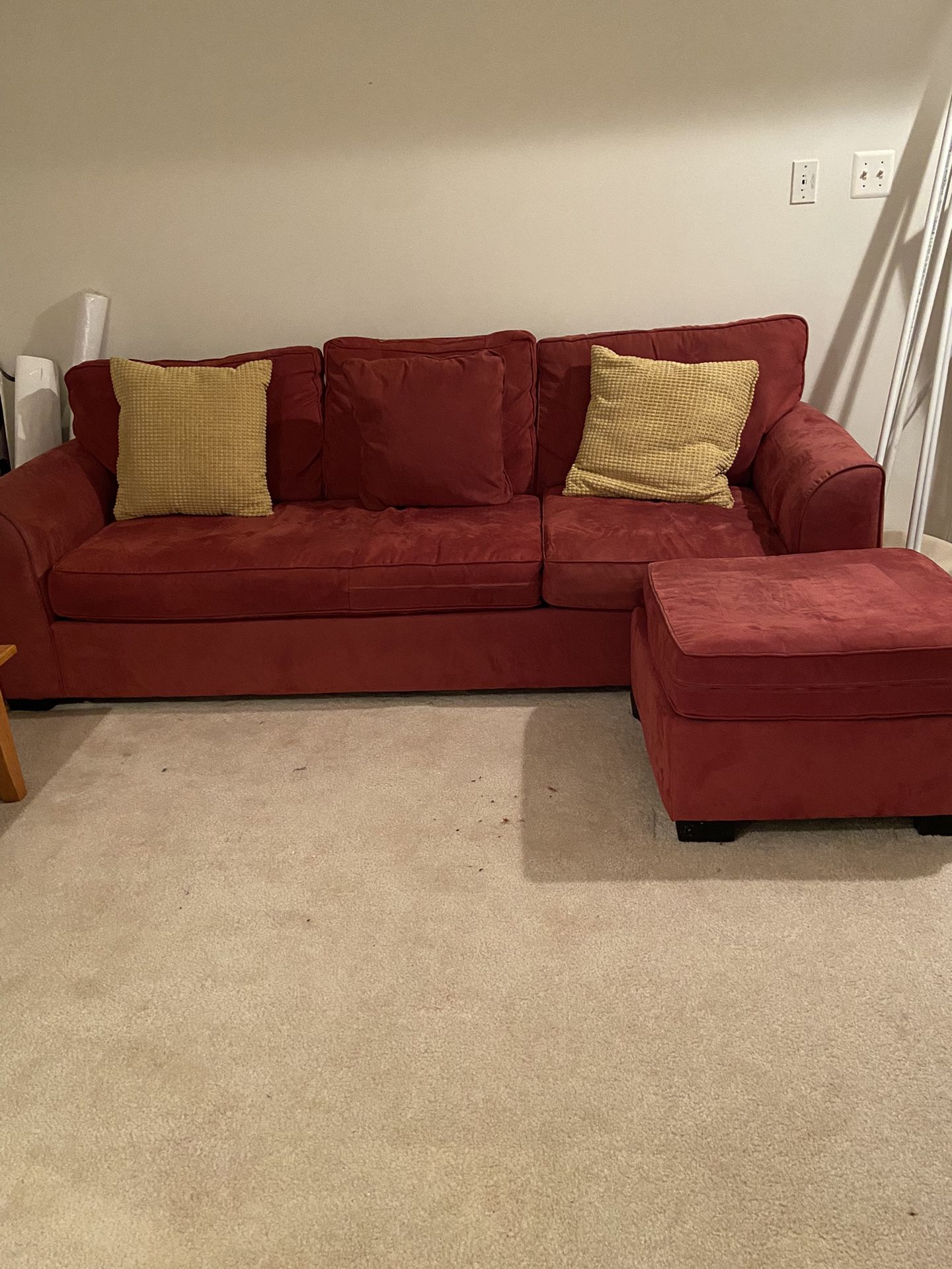 Brick Red color Sofa For Pick Up