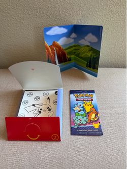 Pokémon Happy Meal Toy McDonald's TCG Card Pack Pikachu 25th Anniversary