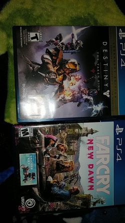 Ps4 games Destiny and Far Cry New dawn