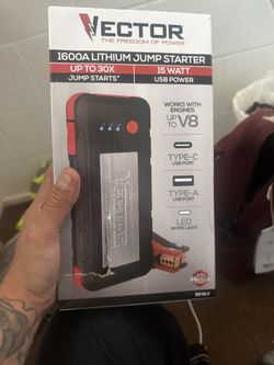 Vector 1600 A Jump starter/portable Charger