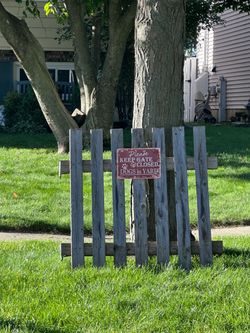 Solid Wooden Gate