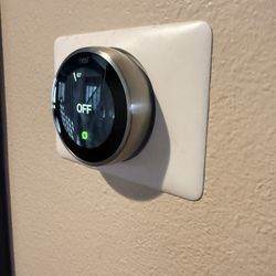 Google Nest 3rd Gen Learning Thermostat Smart Stainless Steel 