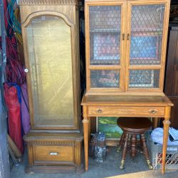 Two Antique China Cabinets $100 Each