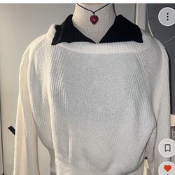 Express White Sweater