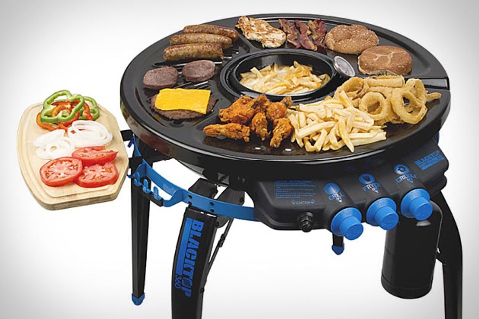 Brand New blacktop 360- Flat Top grill, Fryer, Grill- perfect for Tailgating or Camping!