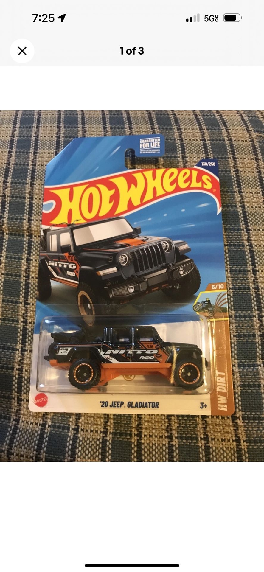 Hot Wheels 2025 Super Treasure Hunt ‘20 Jeep Gladiator