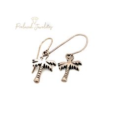 Silver 925 Palm Earrings 