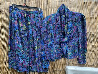 Leslie Fay 2 Piece Woman Skirt And Top