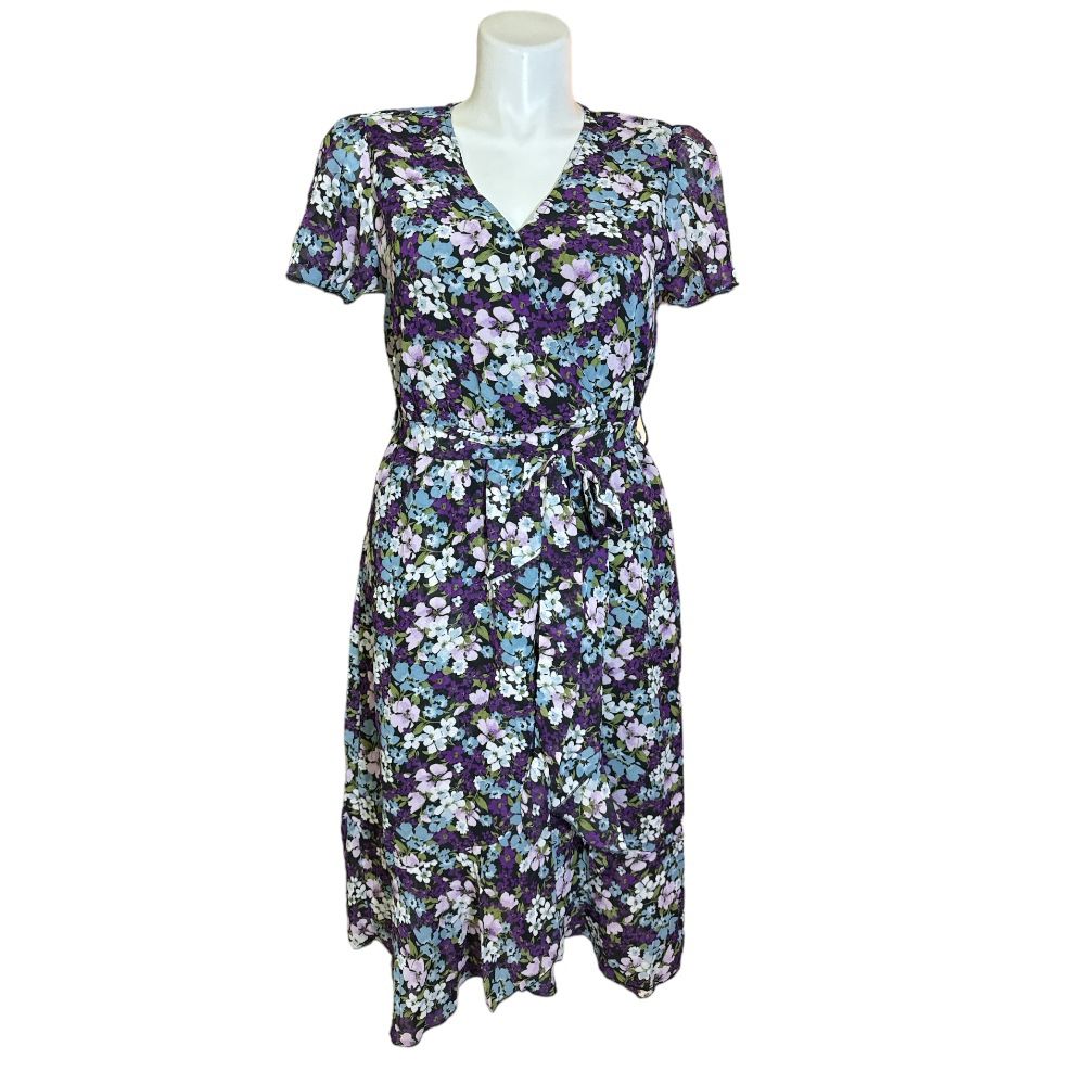 Pretty Garden Floral Dress L