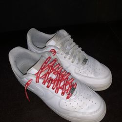 Supreme X Nike AF1 All White