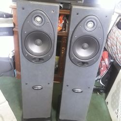 Polk Audio RT600 Floorstanding Tower Speakers Home Theater 150W 8-Ohms